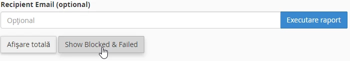 Show Blocked Failed
