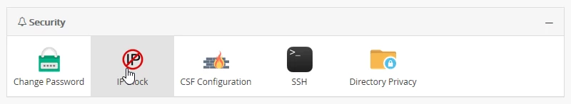 Panneau Webuzo IP Block